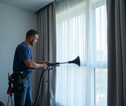 Professional drapes cleaning process tools Matty Curtain Cleaning moore-park-nsw
